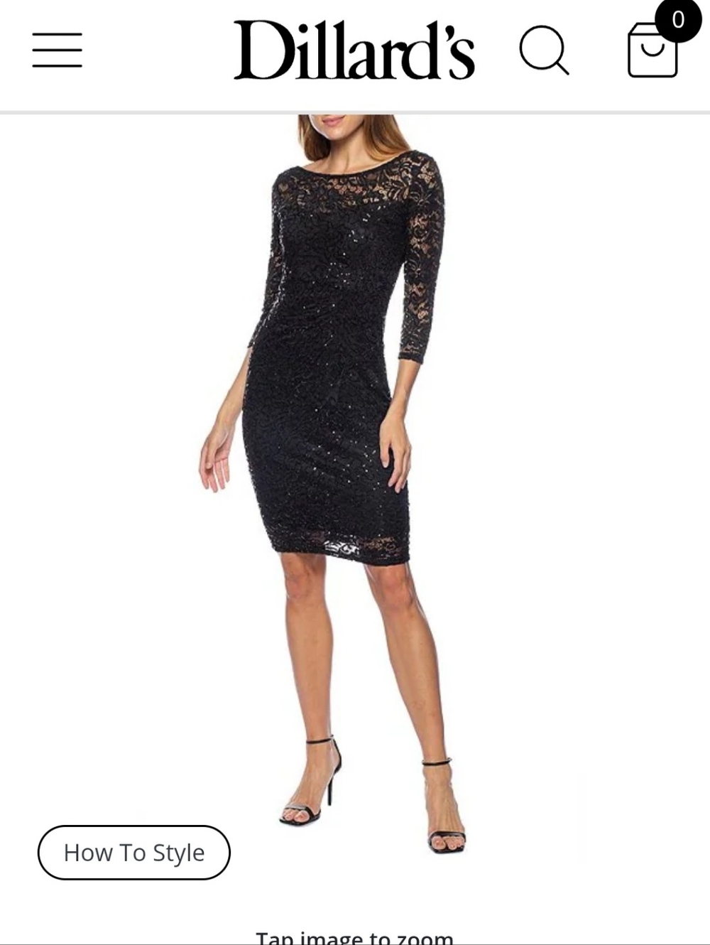 MARINA Navy Lace Sequin Midi Dress